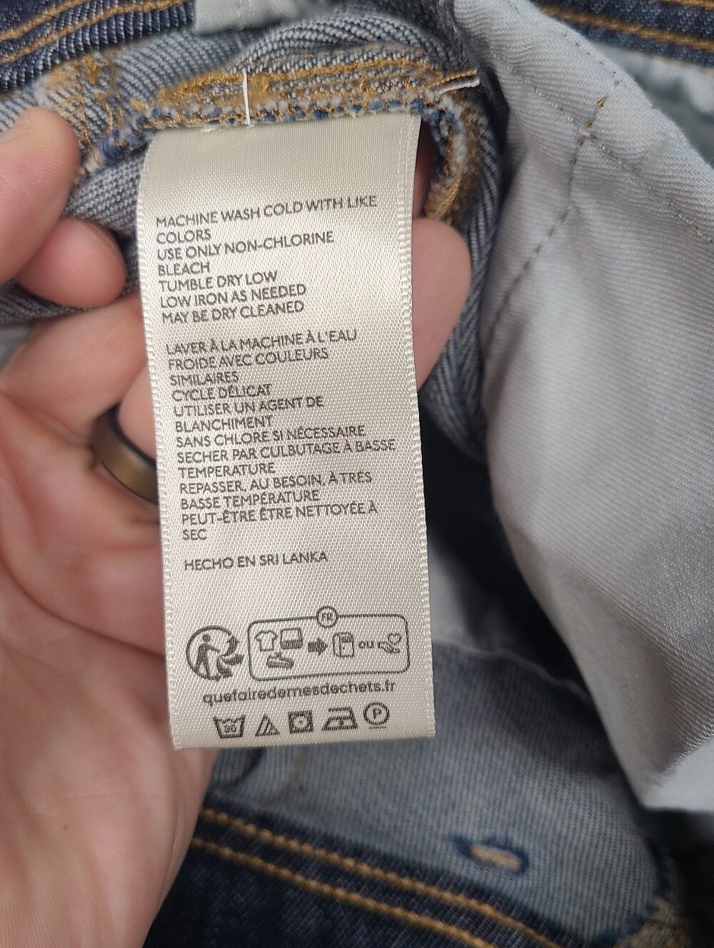 Pilcro High Rise Wide Leg Trouser Jeans Size 25 SUPER FLARE - Picture 8 of 16